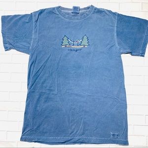 Life is Good Navy T-Shirt